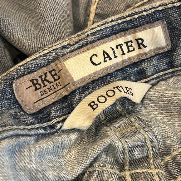 BKE Denim Jeans Carter Bootleg 32 Long - Picture 7 of 10